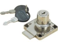19x22mm Drawer Lock Nickel